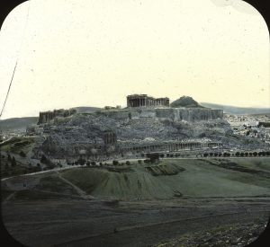 The Acropolis of Athens sometime around 1900 (color) 