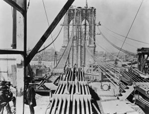 Brooklyn Bridge Construction (1875-1878)